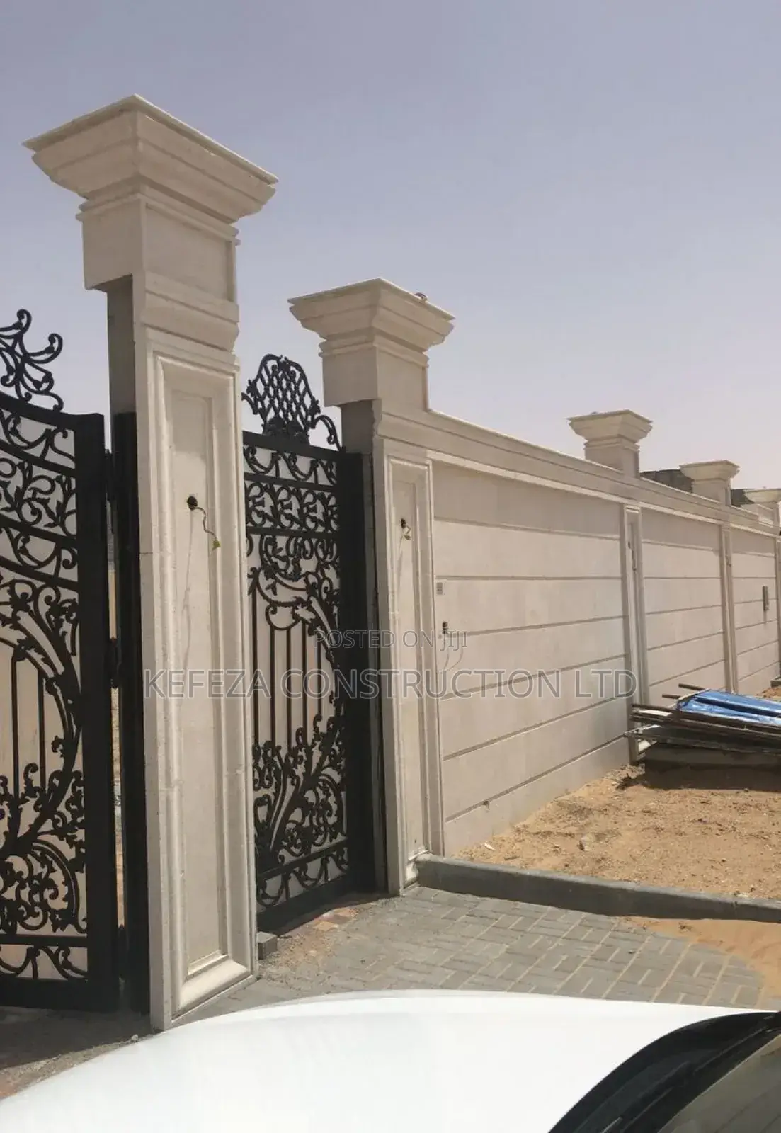 Standard Boundary Wall Construction