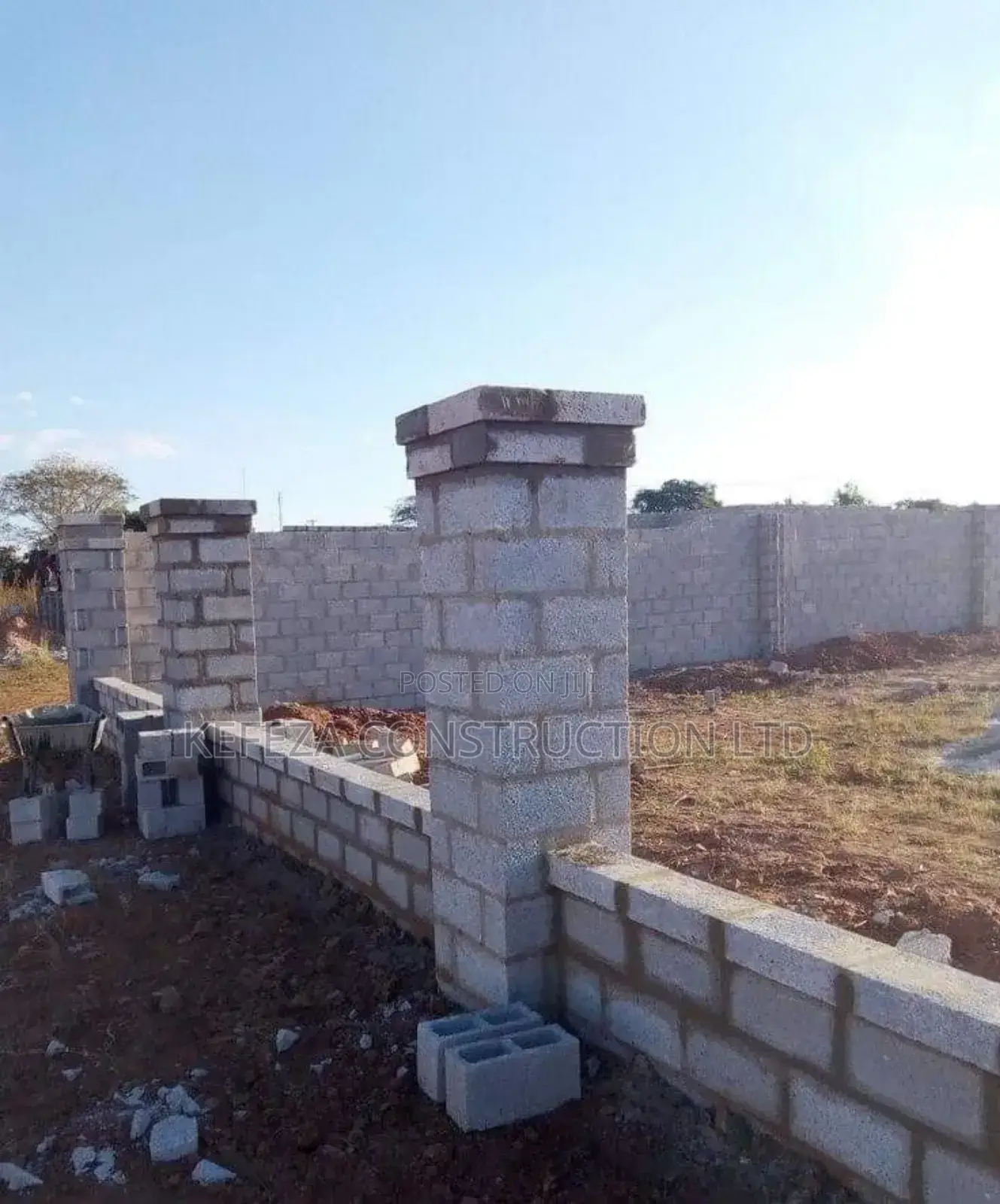 Mega Boundary Wall Construction