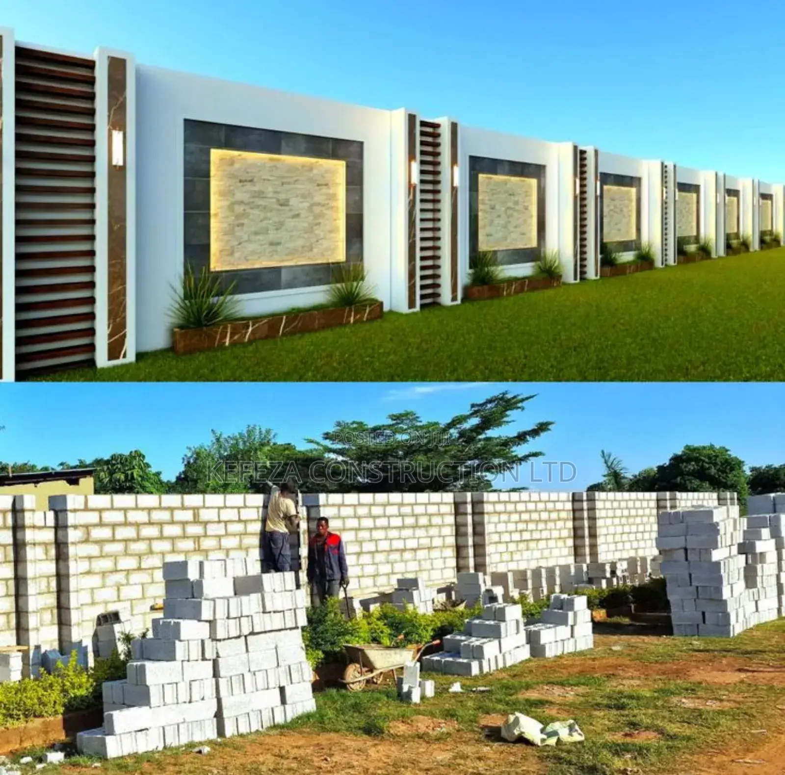 Steady Boundary Wall Construction