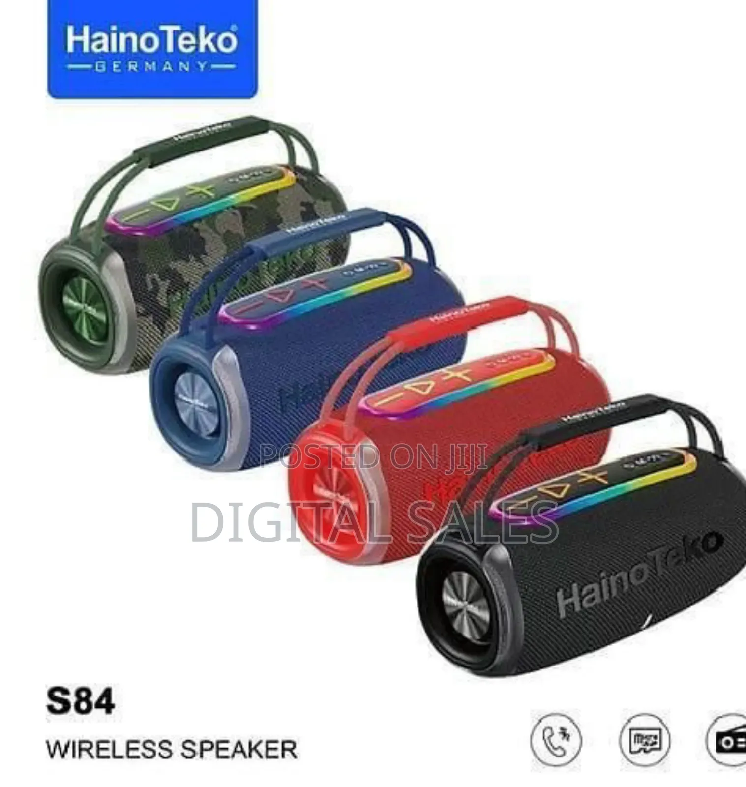 Hainoteko S84 Portable Bluetooth