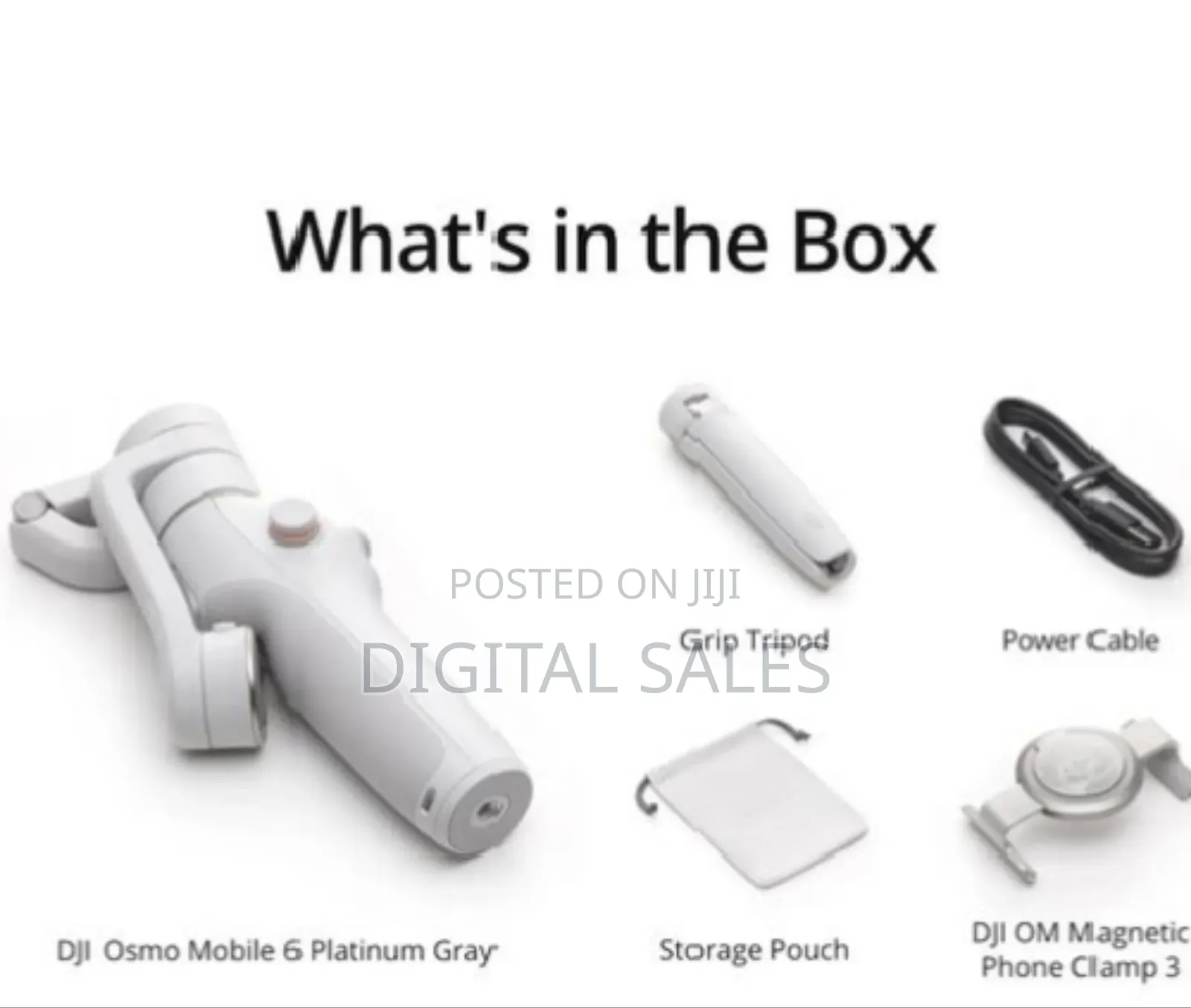 Dji Osmo Mobile 6 Gimbal Stabilizer for Smartphones_black