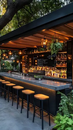 Modern Bar Planing, and Interior
