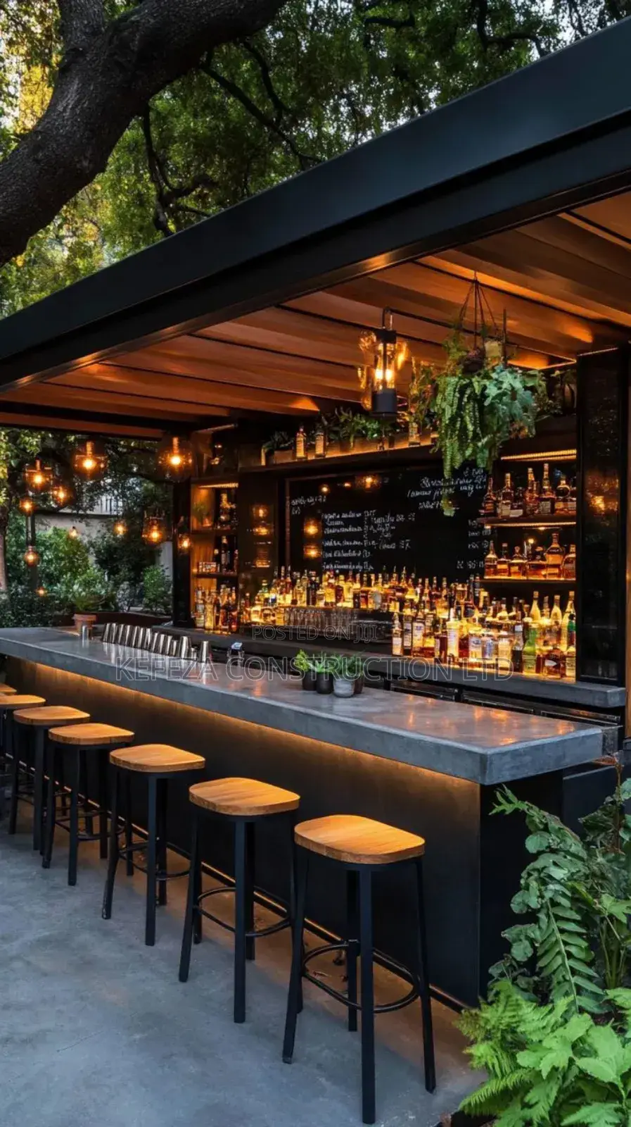 Modern Bar Planing, and Interior