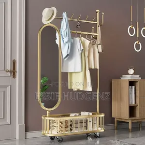 2in1 Clothes Rack With Mirror