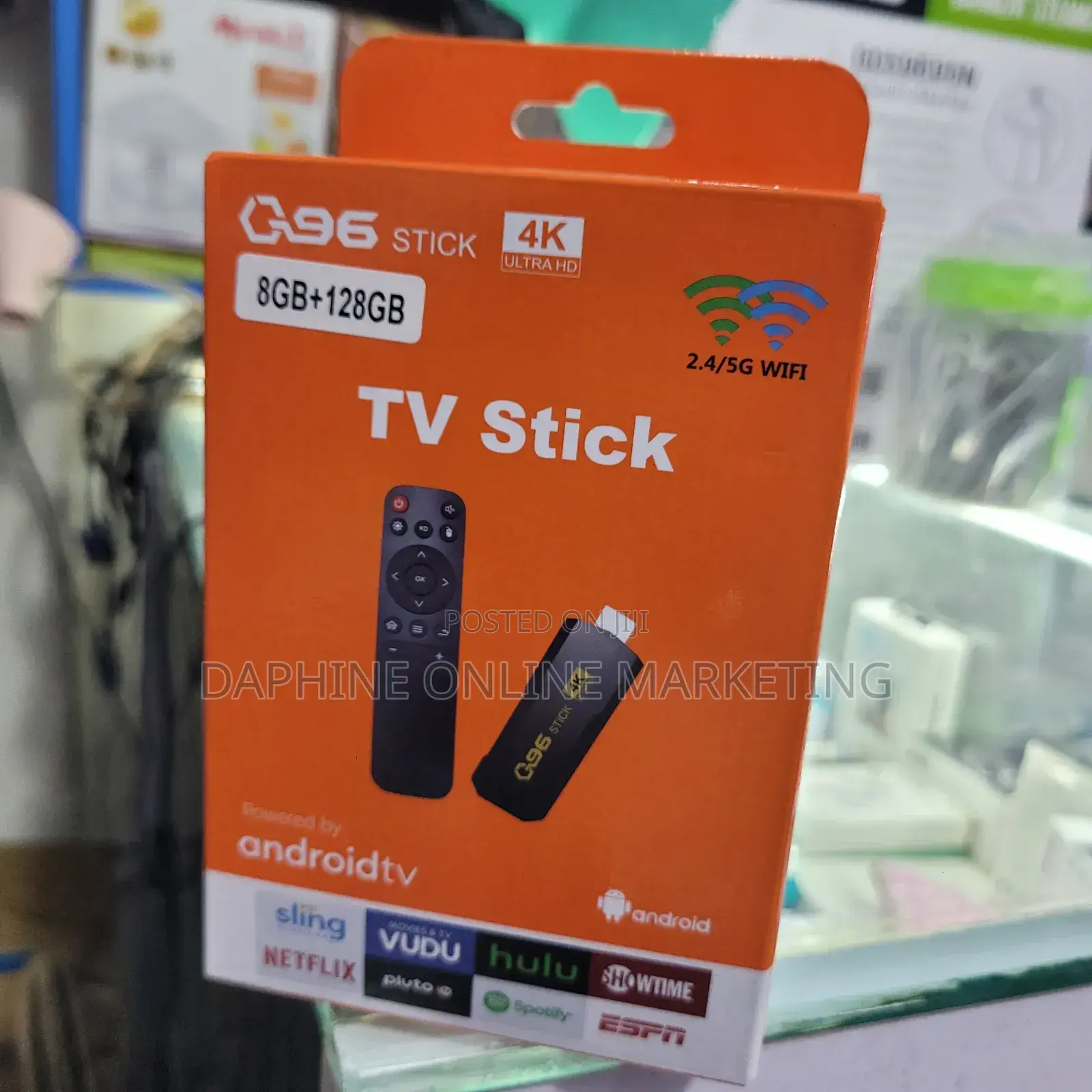 Android Tv Stick With 8gb + 128gb