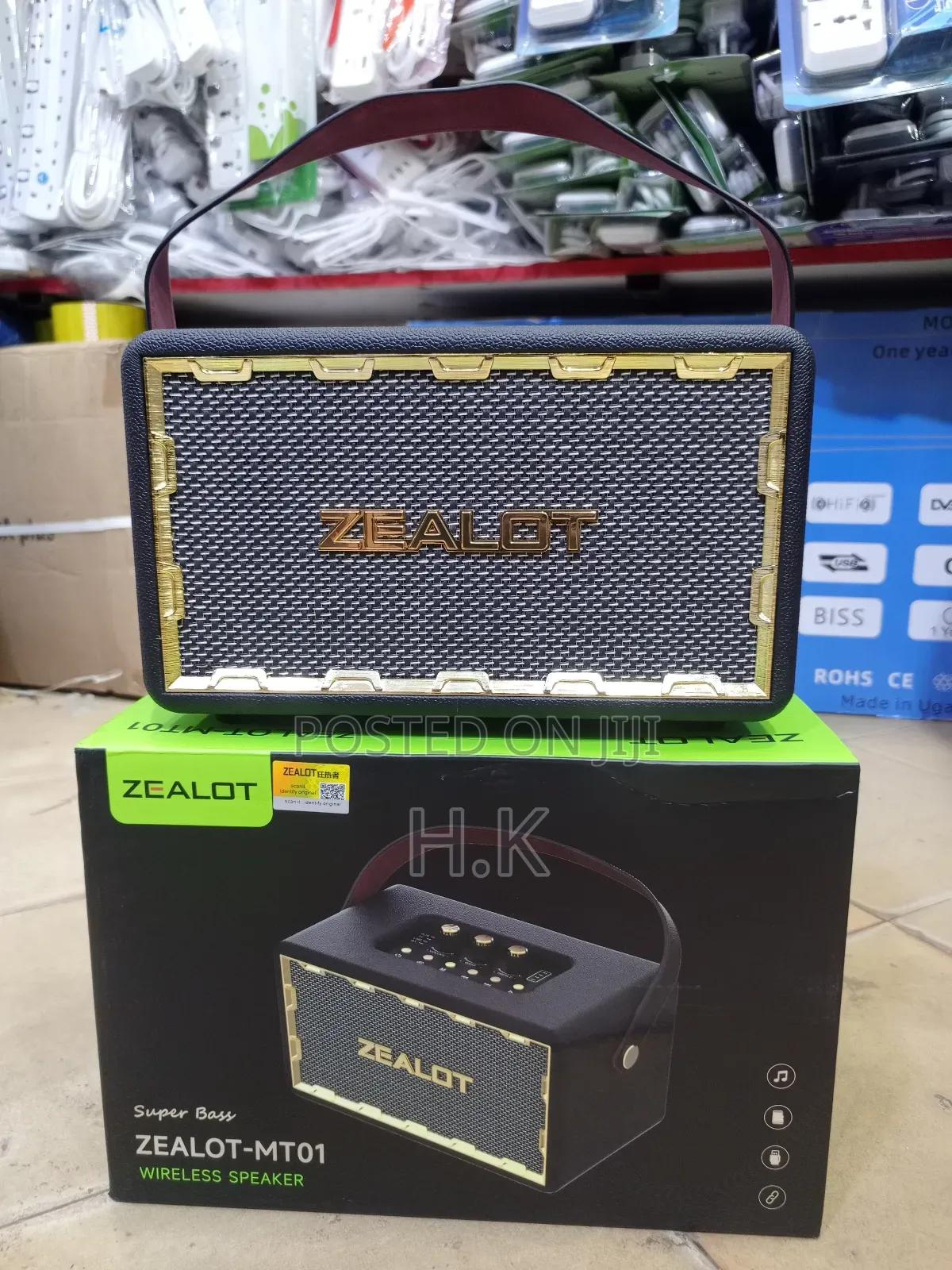 Zealot Mt01 Retro Portable Wireless Bluetooth Speaker.