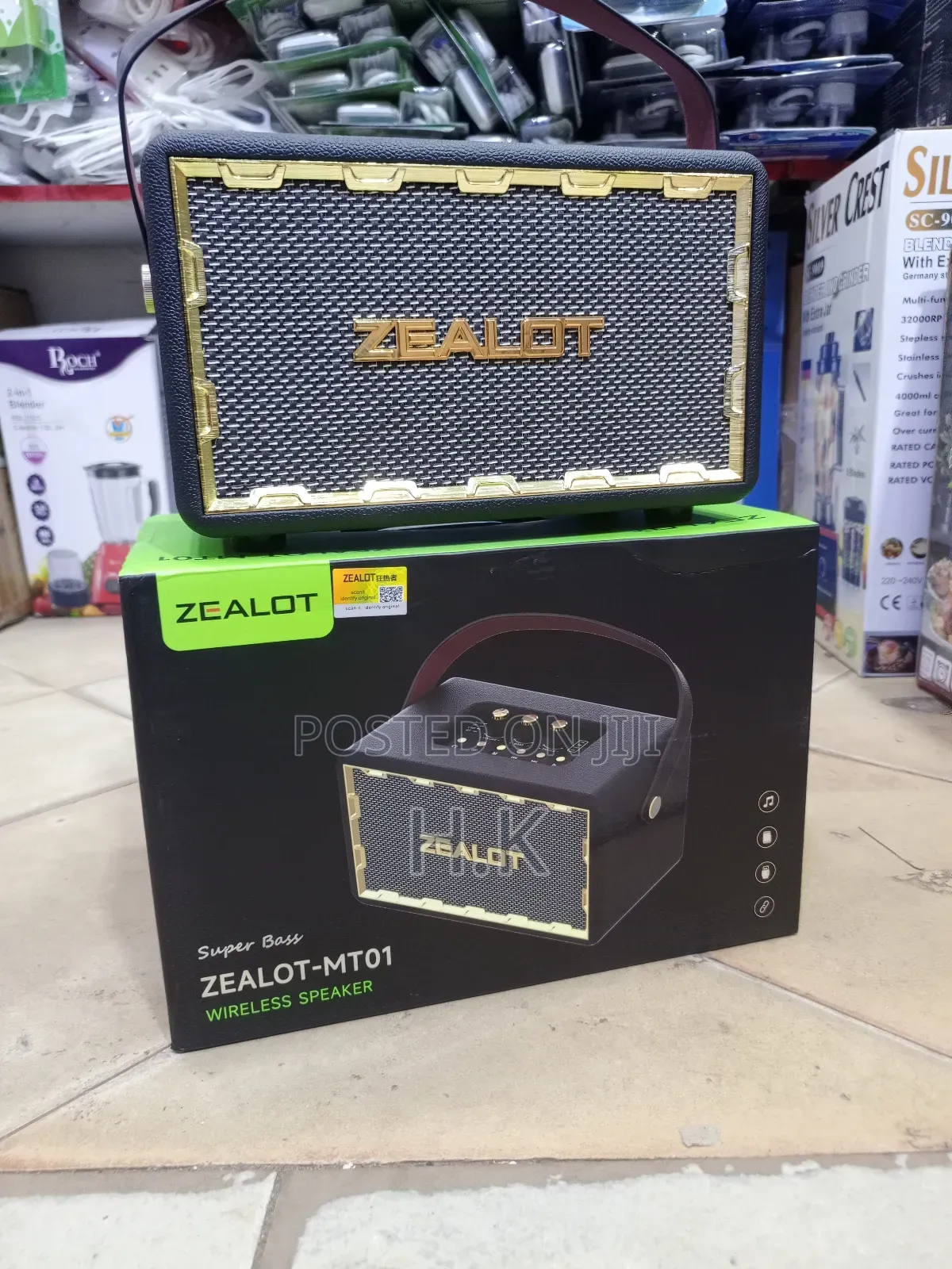 Zealot Mt01 Retro Portable Wireless Bluetooth Speaker.