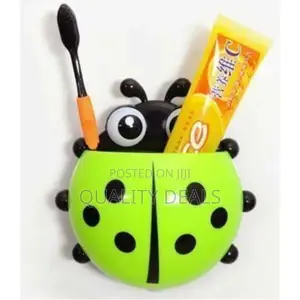 Ladybug Insect Wall Mount Toothbrush Holder