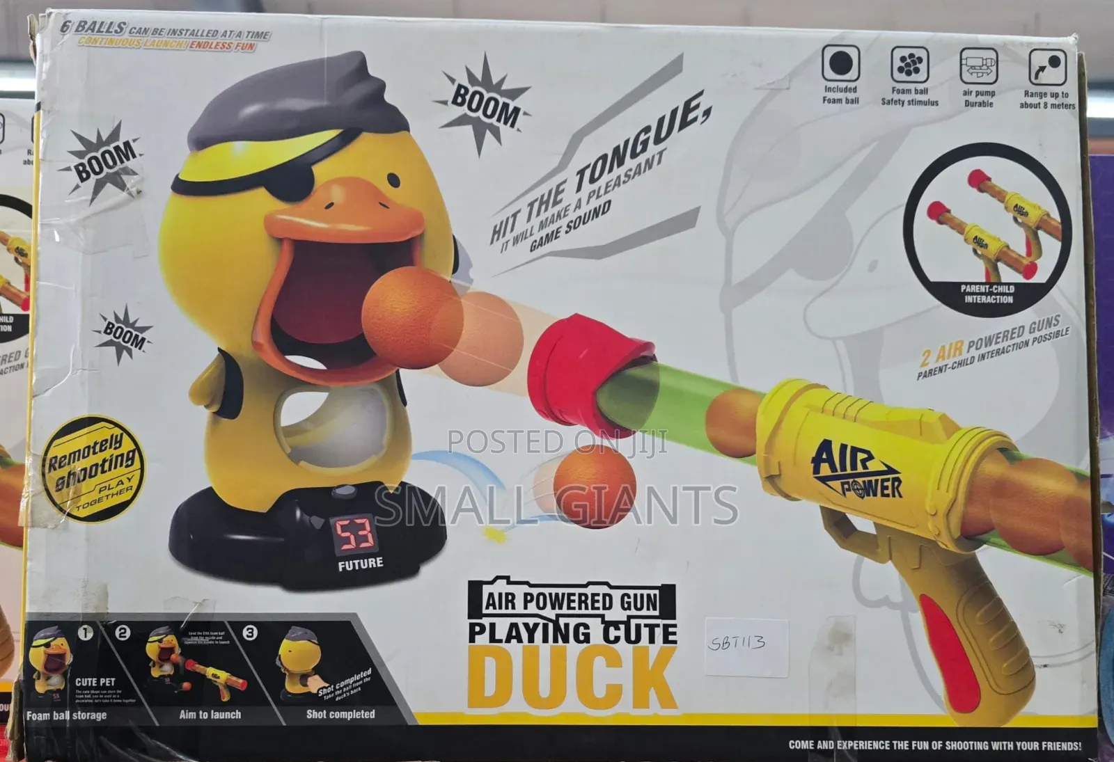 Air Powered Gun Playing Cute Duck