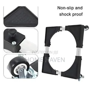 4 Foot Adjustable Washing Machine Base and Fridge Stand