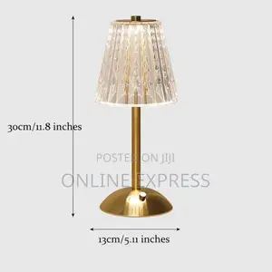 Photo - Luxury Bedside Vintage 3 Color Lamp