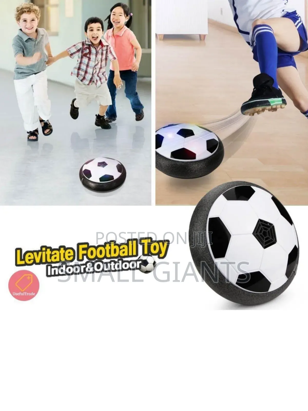 Toddler Football Goal Hover Ball Led Soccer Little Sport Toy