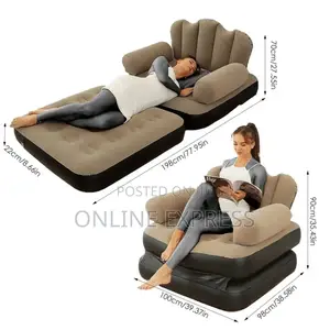 Photo - 2in1 Inflatable Air Sofa / Single Bed