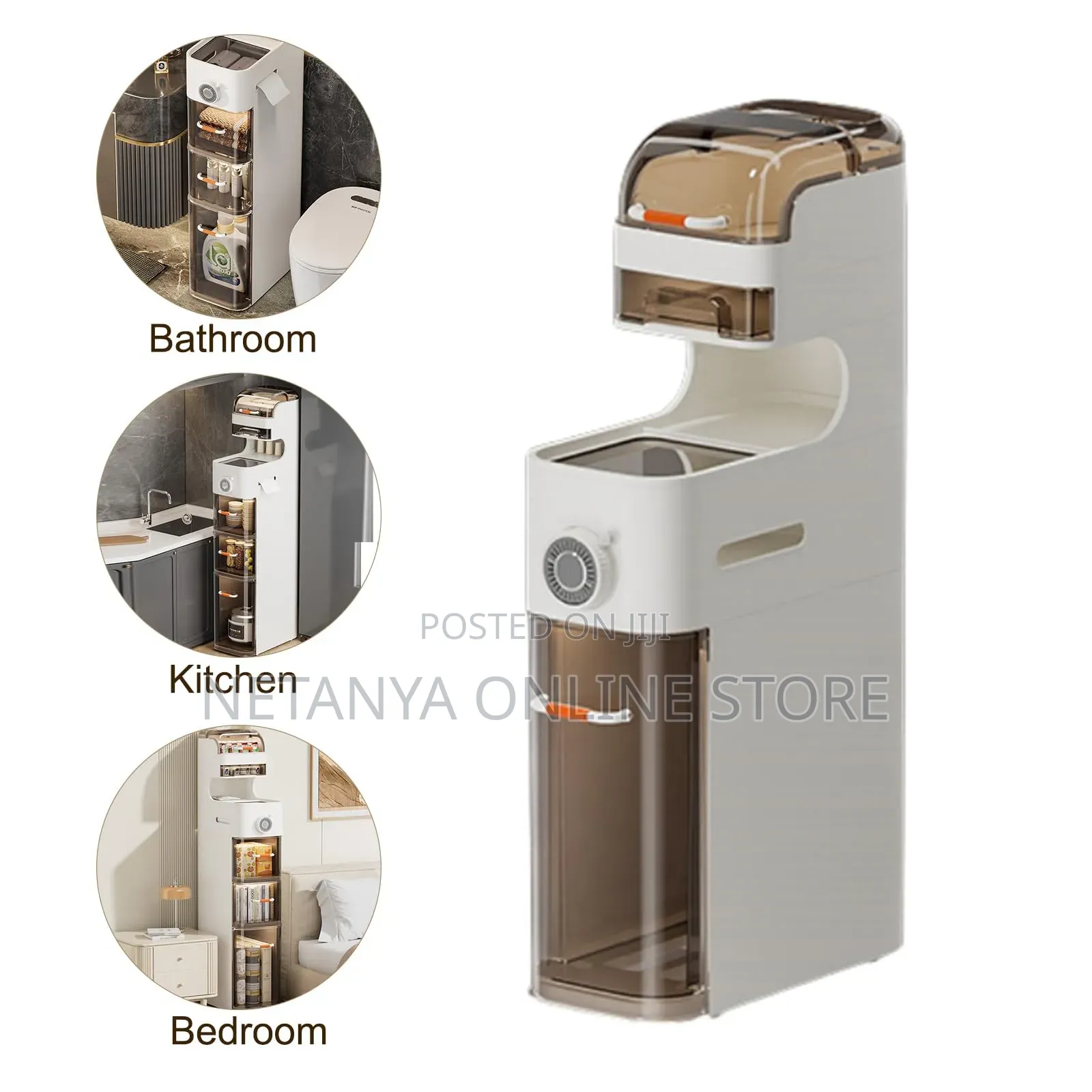 Bathroom Standing Storage Cabinet With Drawers