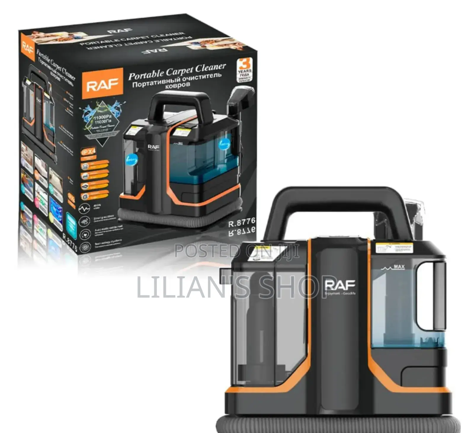 Raf Portable Carpet Cleaner (Model R.8776)