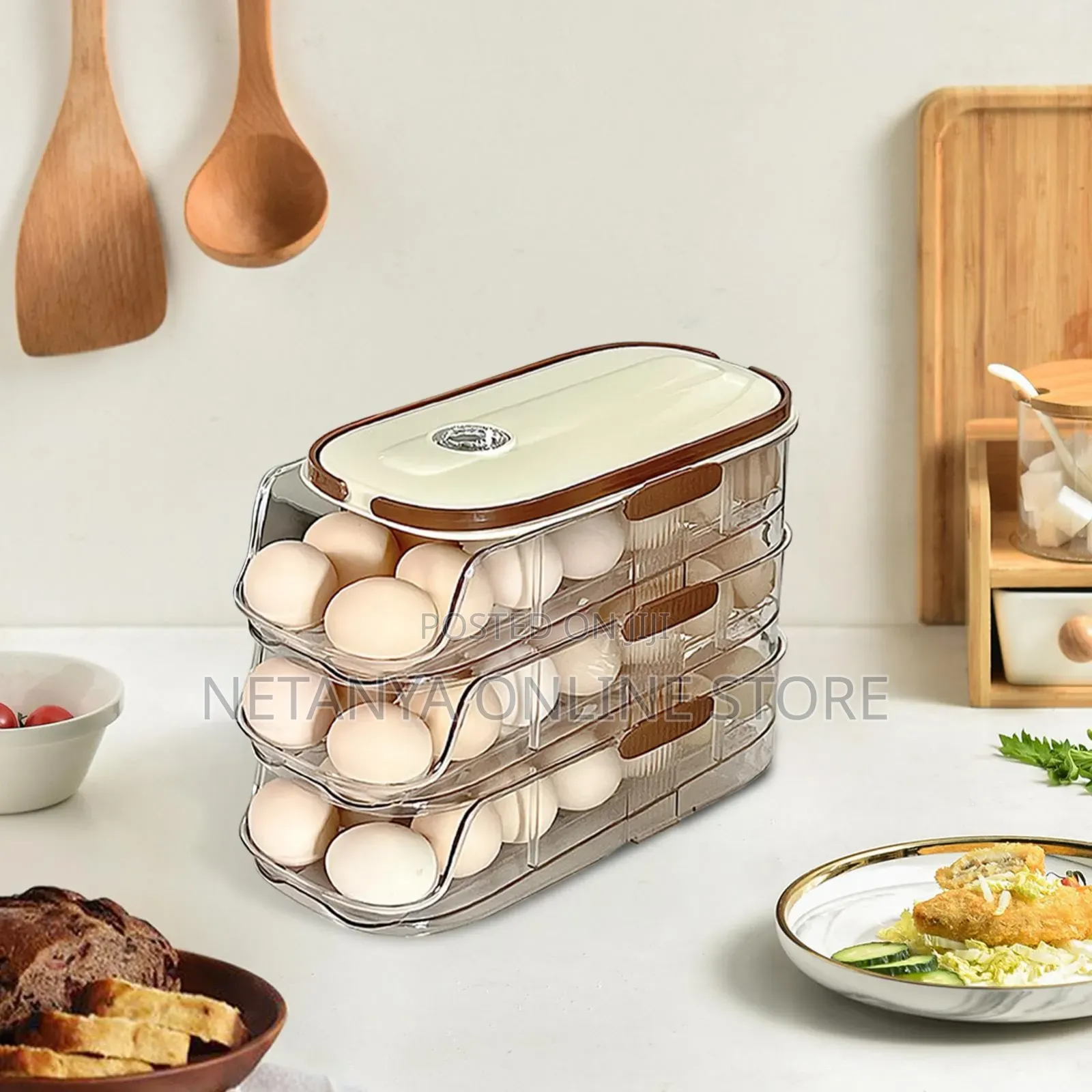 Automatic Rolling Egg Holder