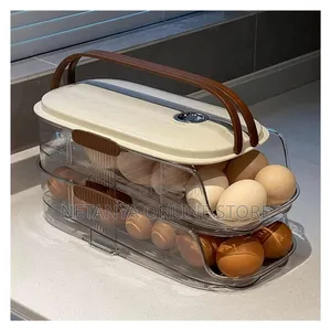 2 Layers Eggs Rotating Organizer