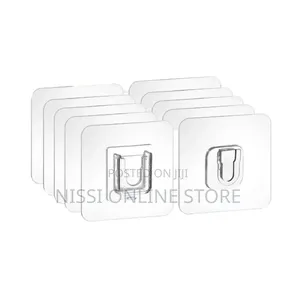 Goderat Transparent Double Sided Adhesive Wall Hooks
