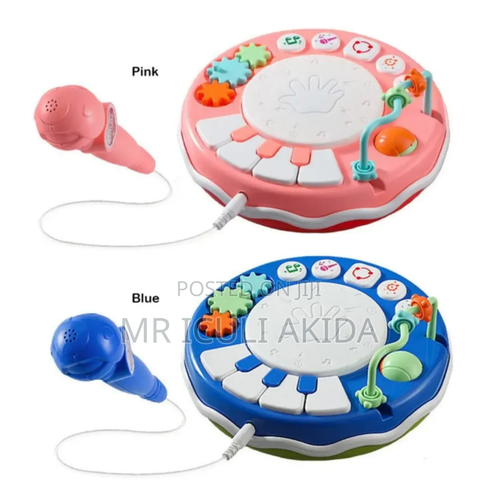 Kids Light Puzzle Music Organ Drum Toy WTH Microphone