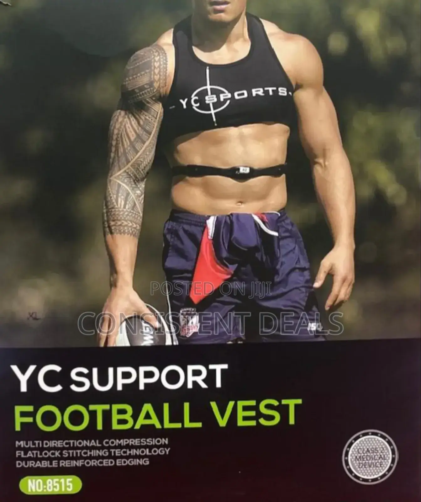 Yc Support Football Vest