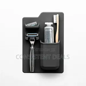 Wall Stackable Toothbrush and Razor Holder
