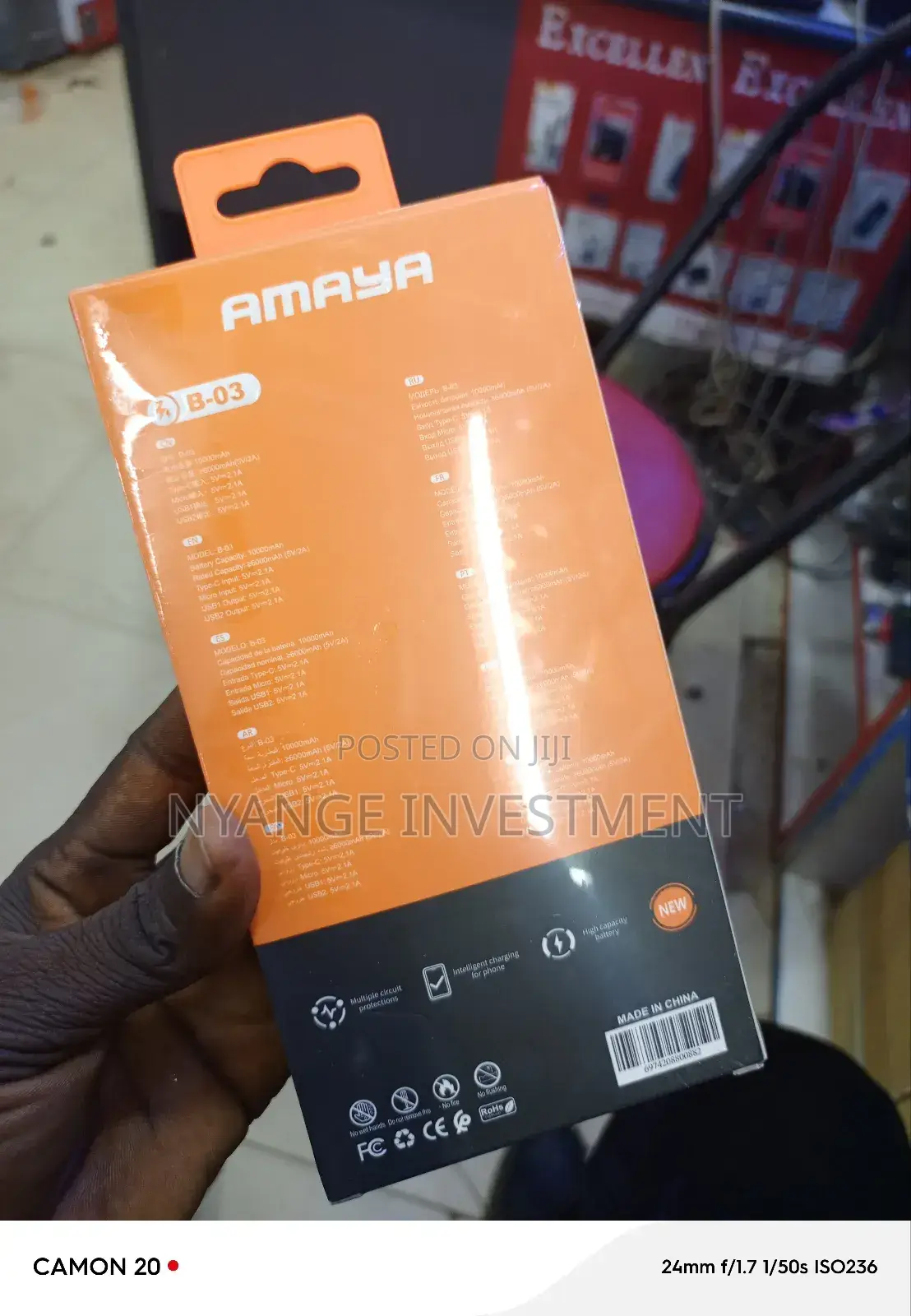 Amaya Power Bank 10000mah Capacity