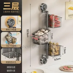 Wall Mount Rotating Kitchen Rack