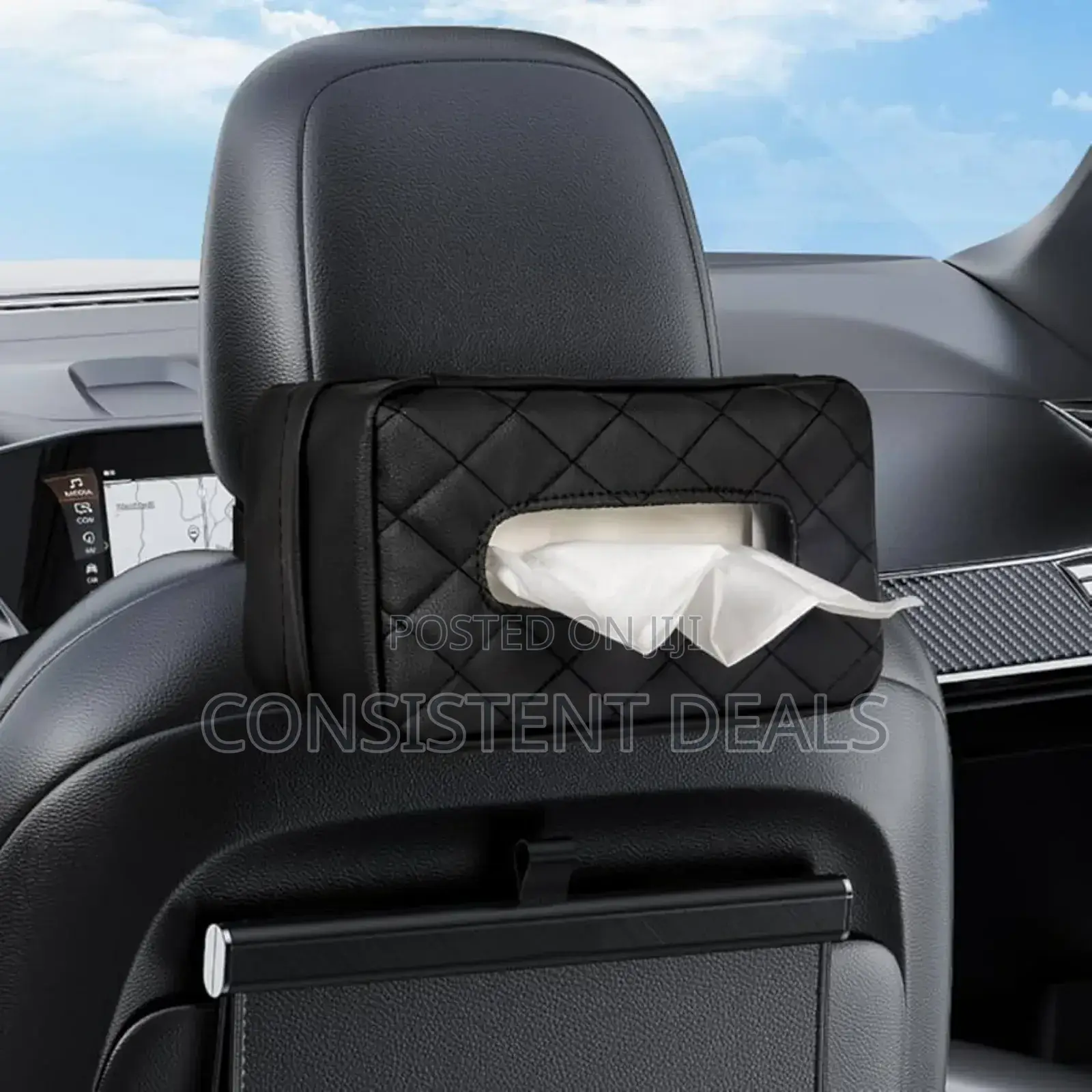 Car Back Seat Fittable Tisue Holder