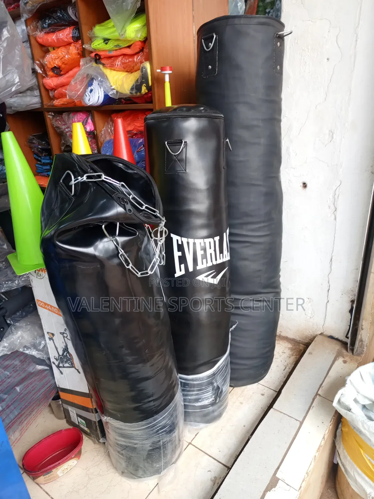 Black Boxing Bag Everest Leather Original