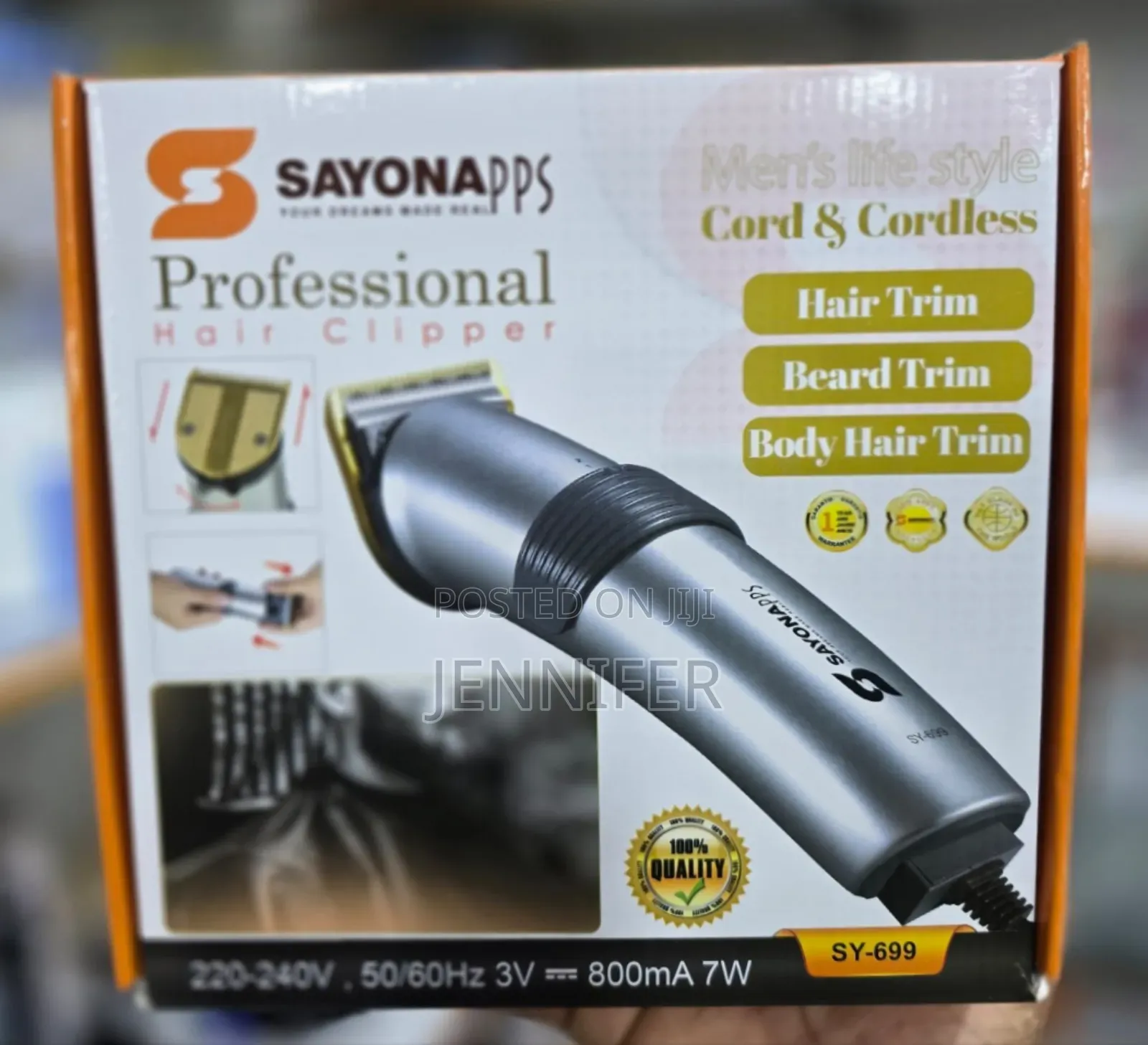 Sayona Professional Hair Clipper