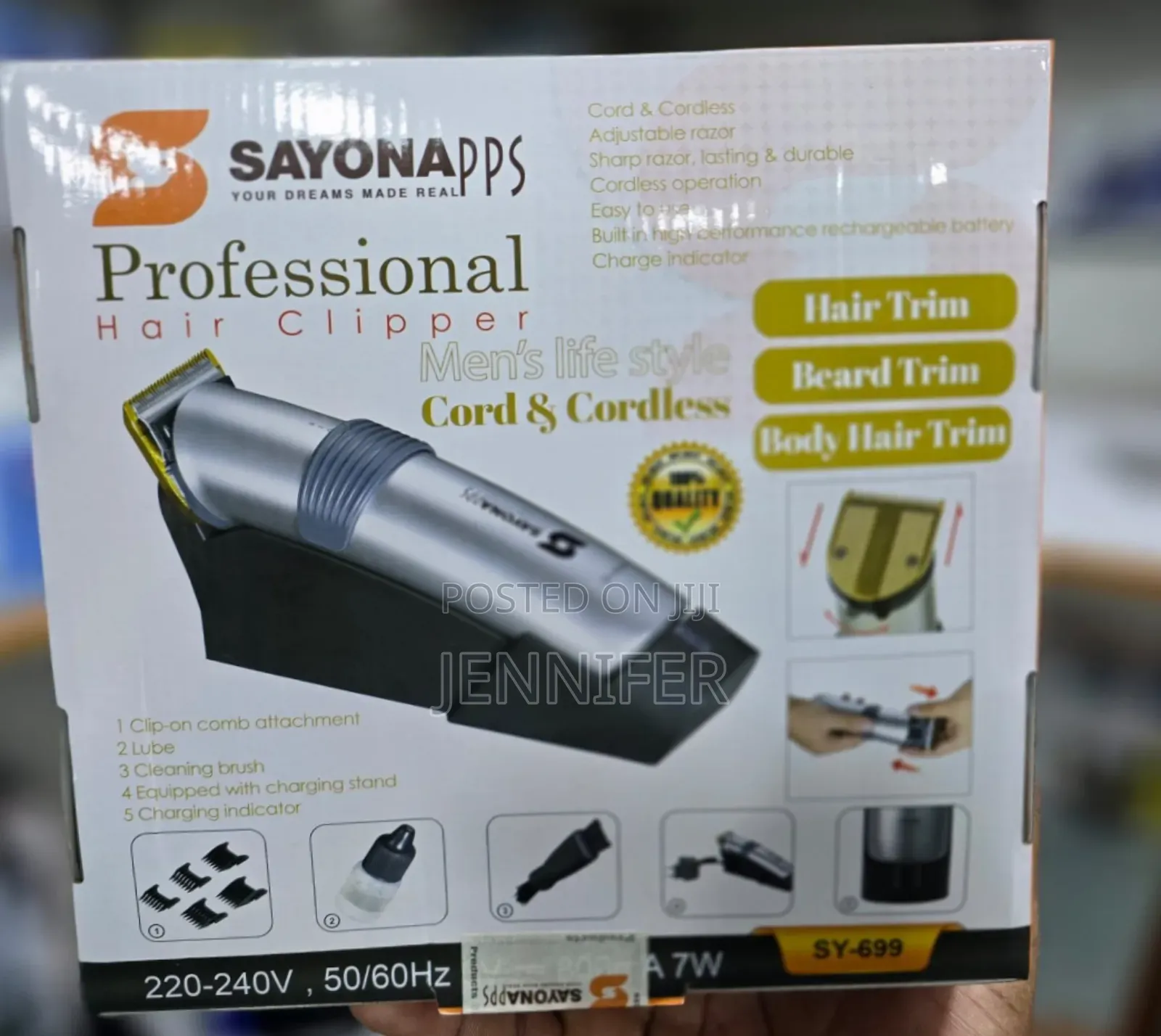 Sayona Professional Hair Clipper