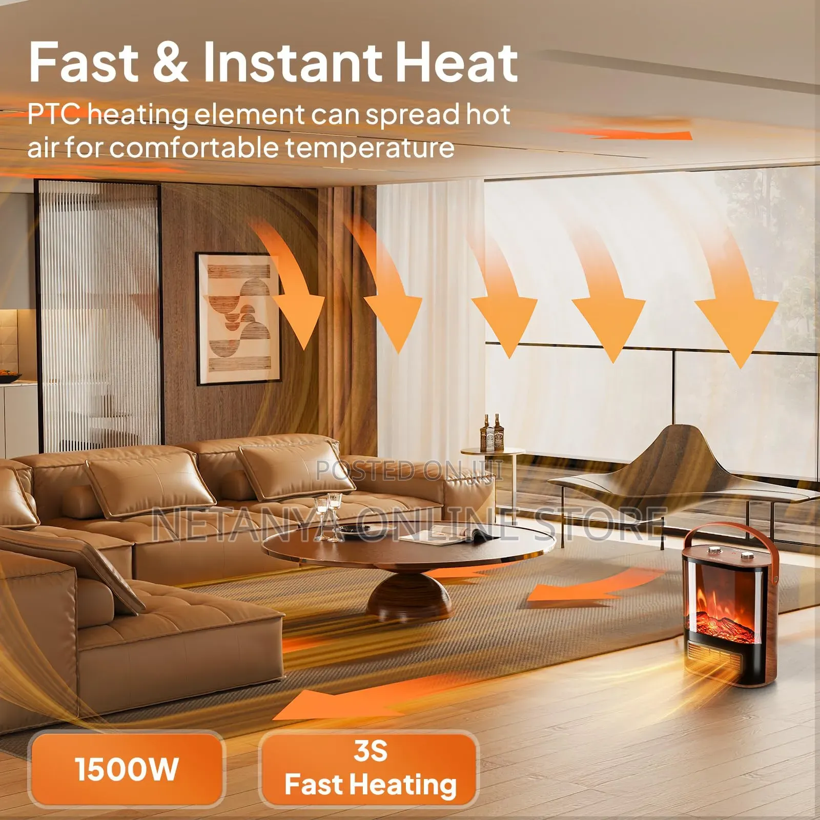 Electric Fire Place Heater