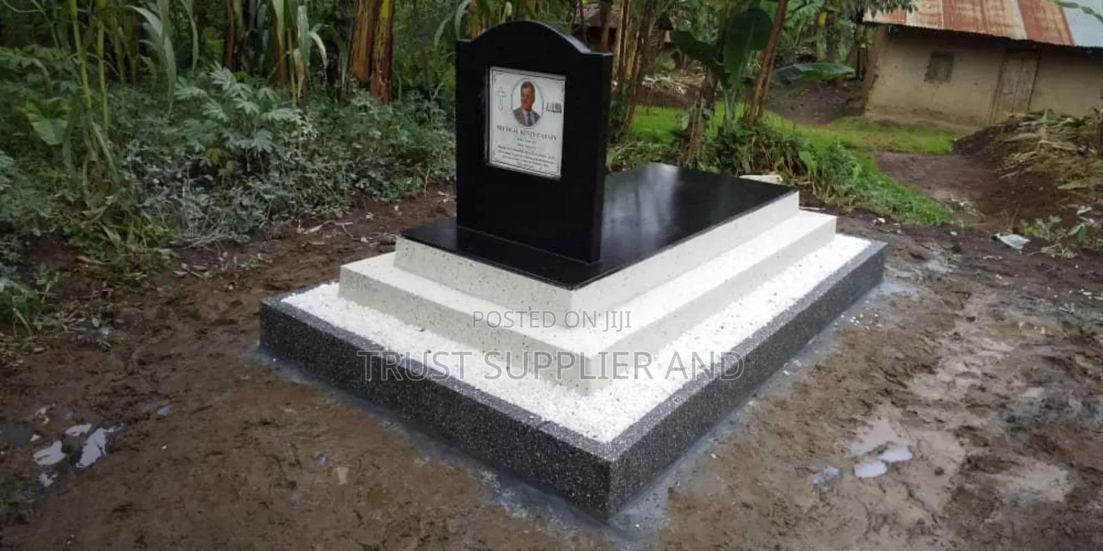 Marble and Terrazzo Grave