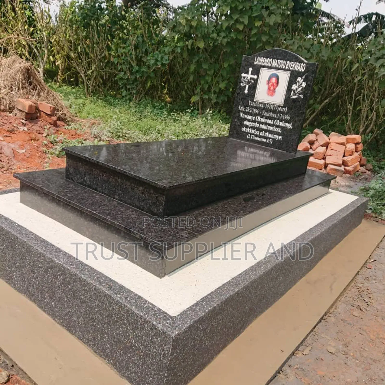 Marble and Terrazzo Grave