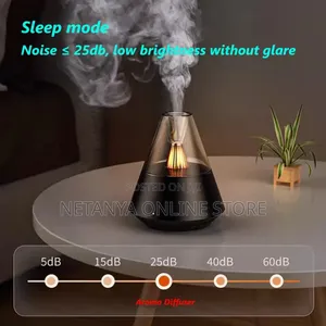 Ultrasonic Realistic Flame Aroma Humidifier