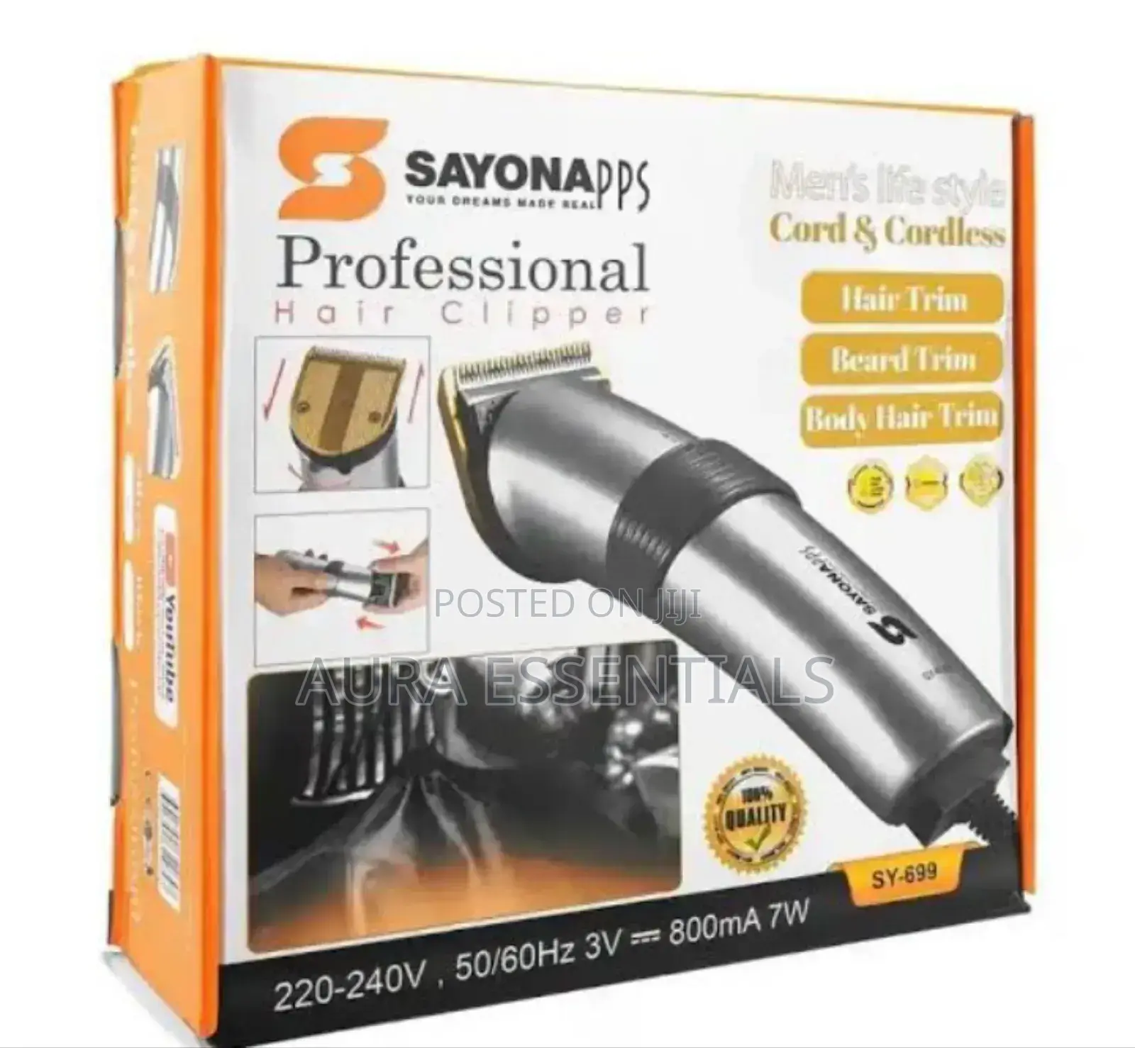 Sy-699 Sayona Professional Hair Clipper