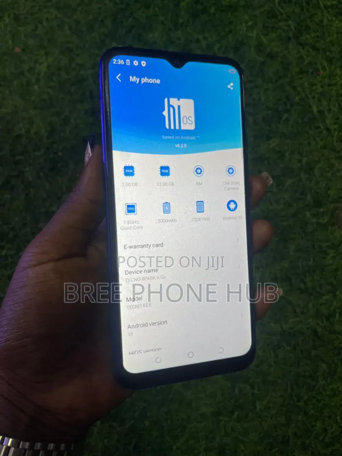 Tecno Spark Go 2022 32 GB Blue