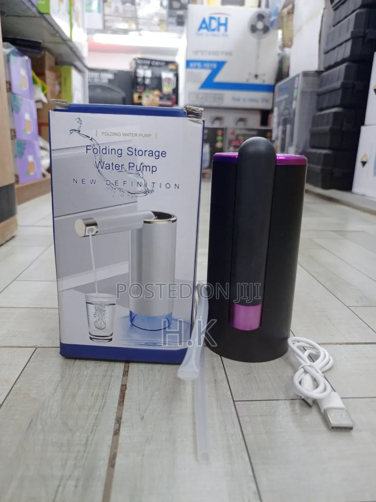 Kings Pompa Galon Elektrik Foldable Water Pump