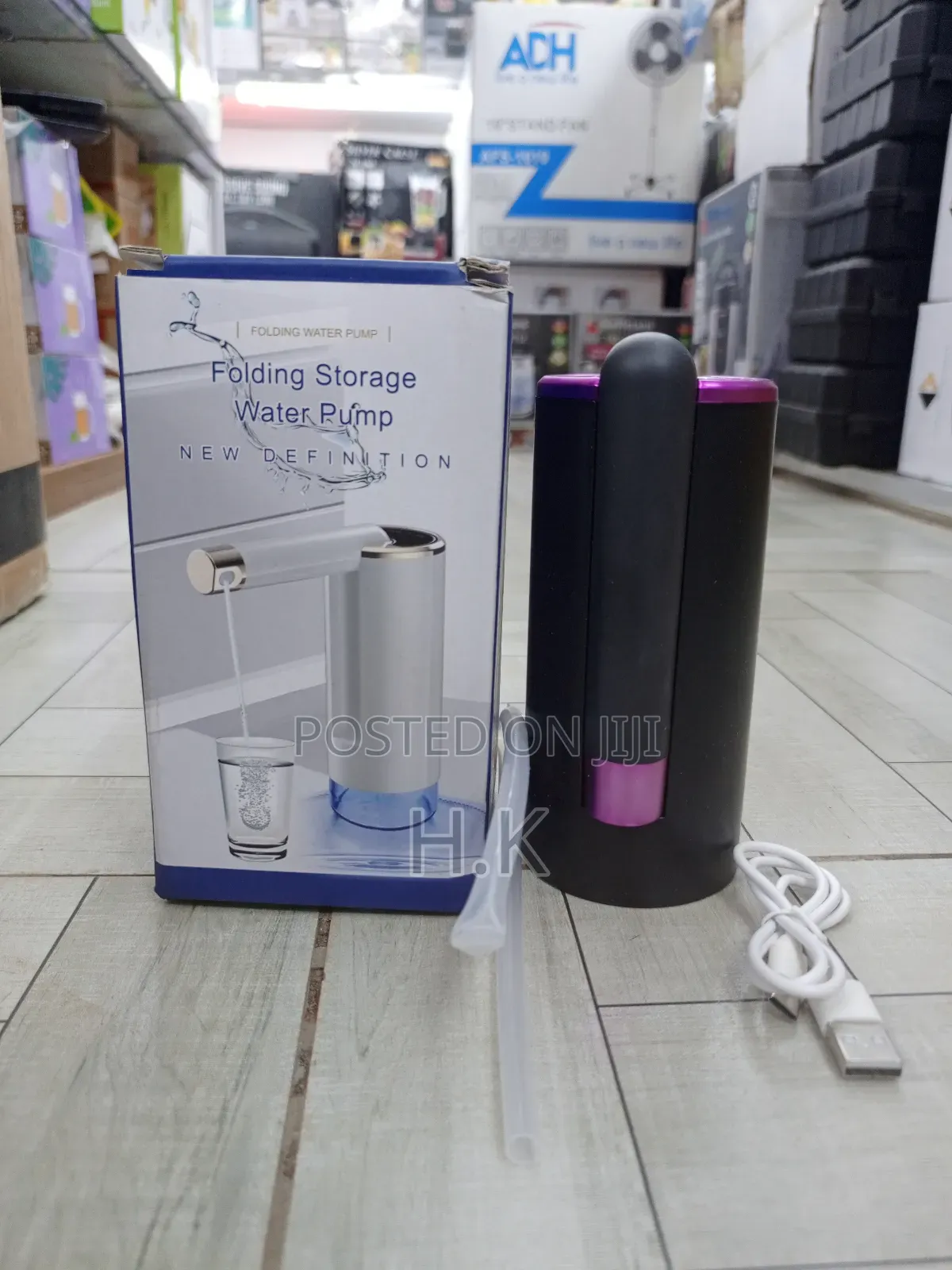 Kings Pompa Galon Elektrik Foldable Water Pump