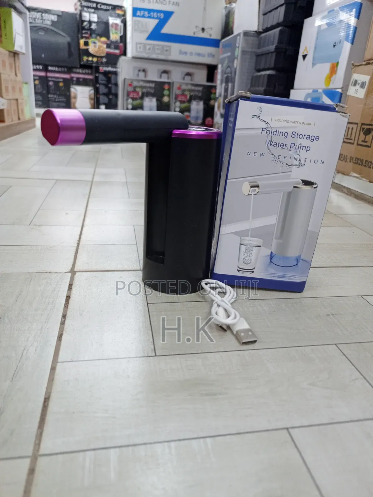 Kings Pompa Galon Elektrik Foldable Water Pump