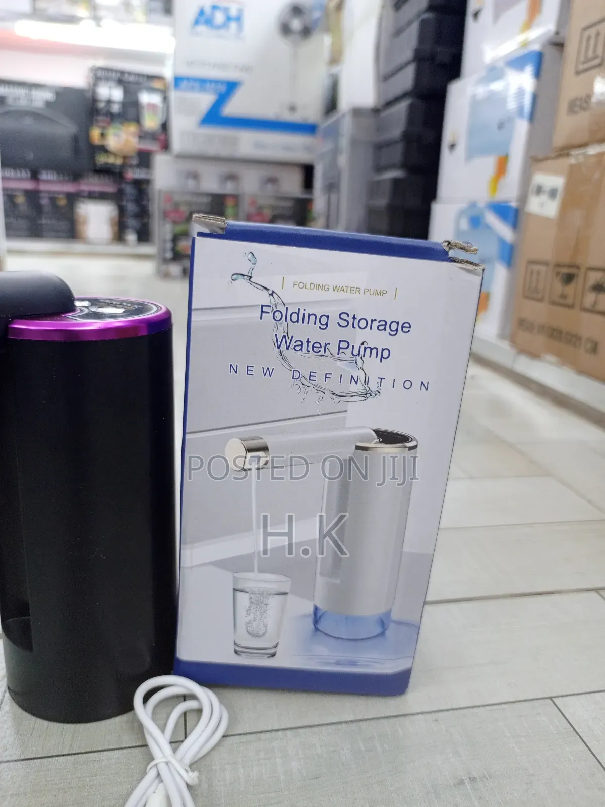 Kings Pompa Galon Elektrik Foldable Water Pump