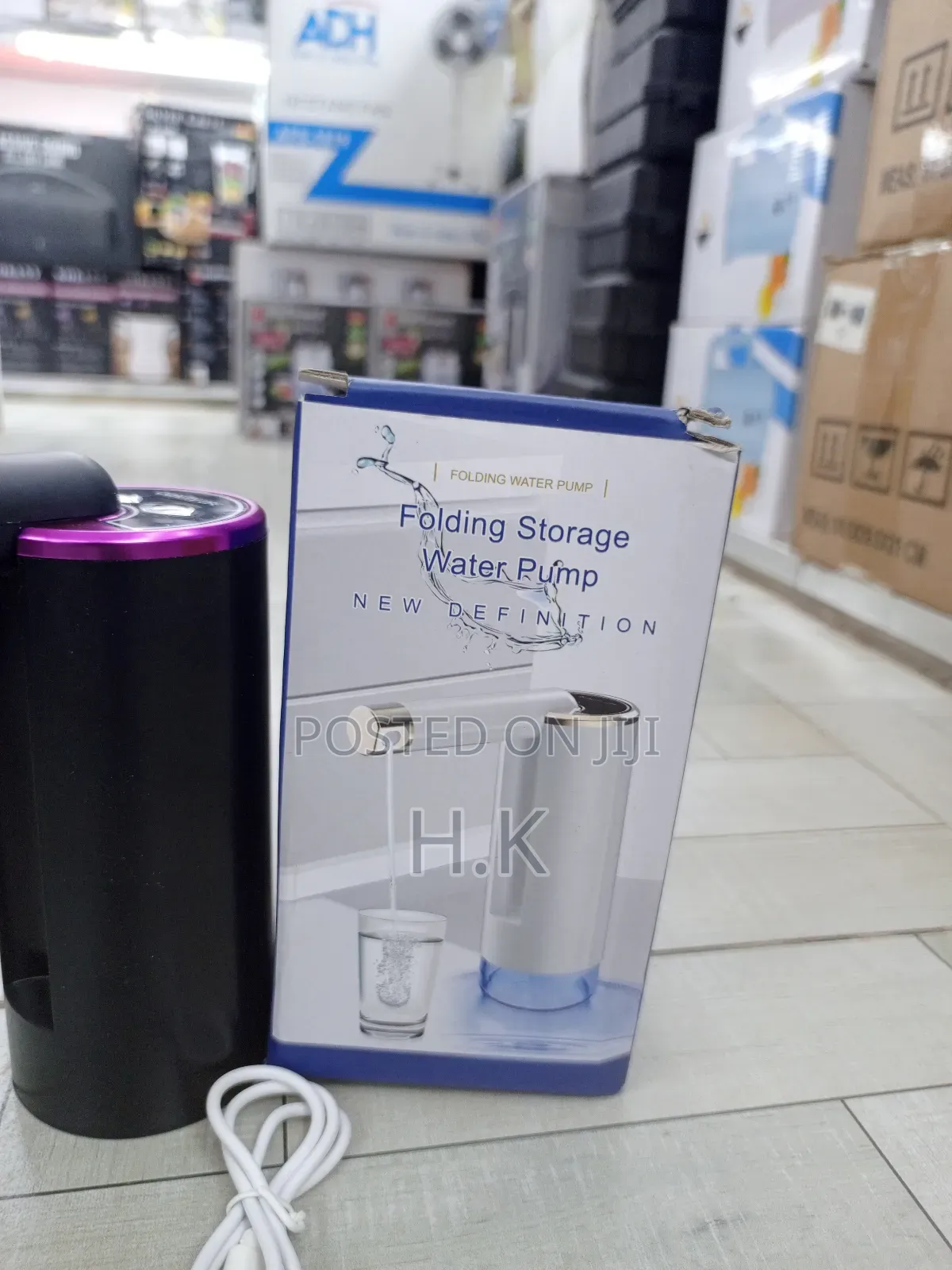 Kings Pompa Galon Elektrik Foldable Water Pump