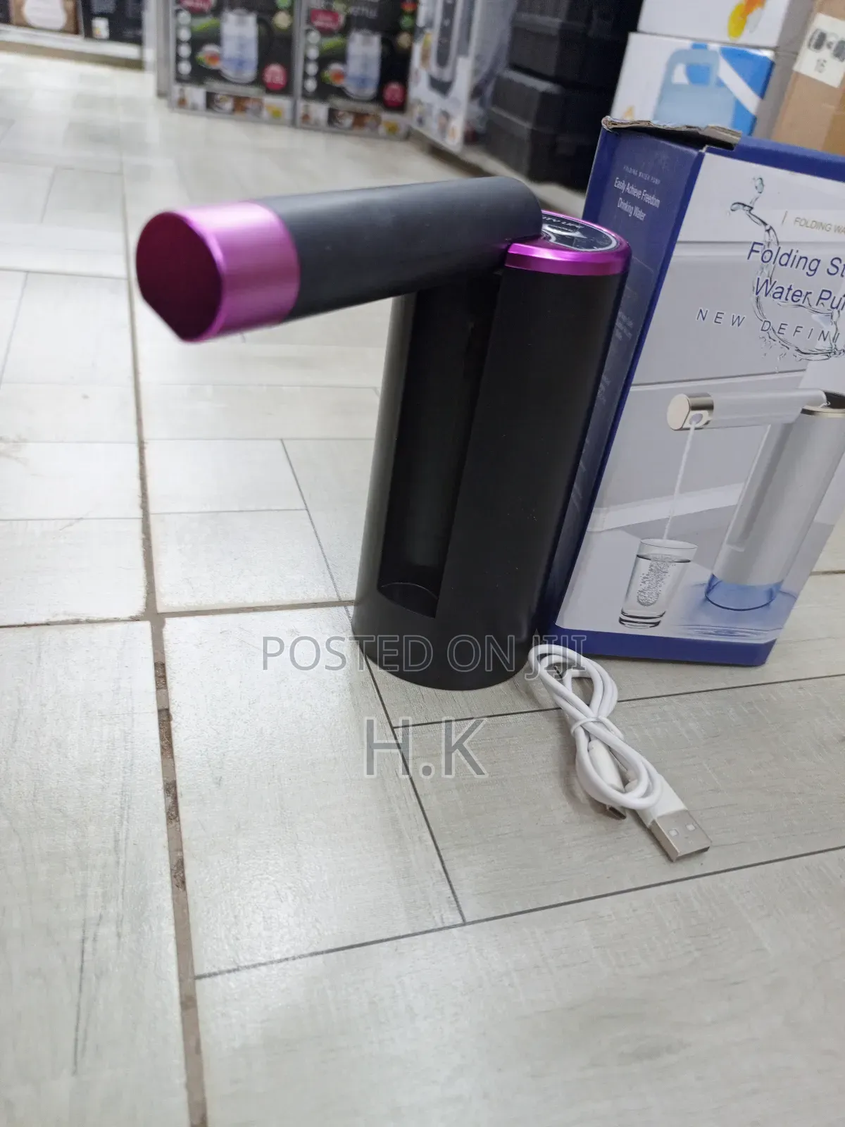 Kings Pompa Galon Elektrik Foldable Water Pump