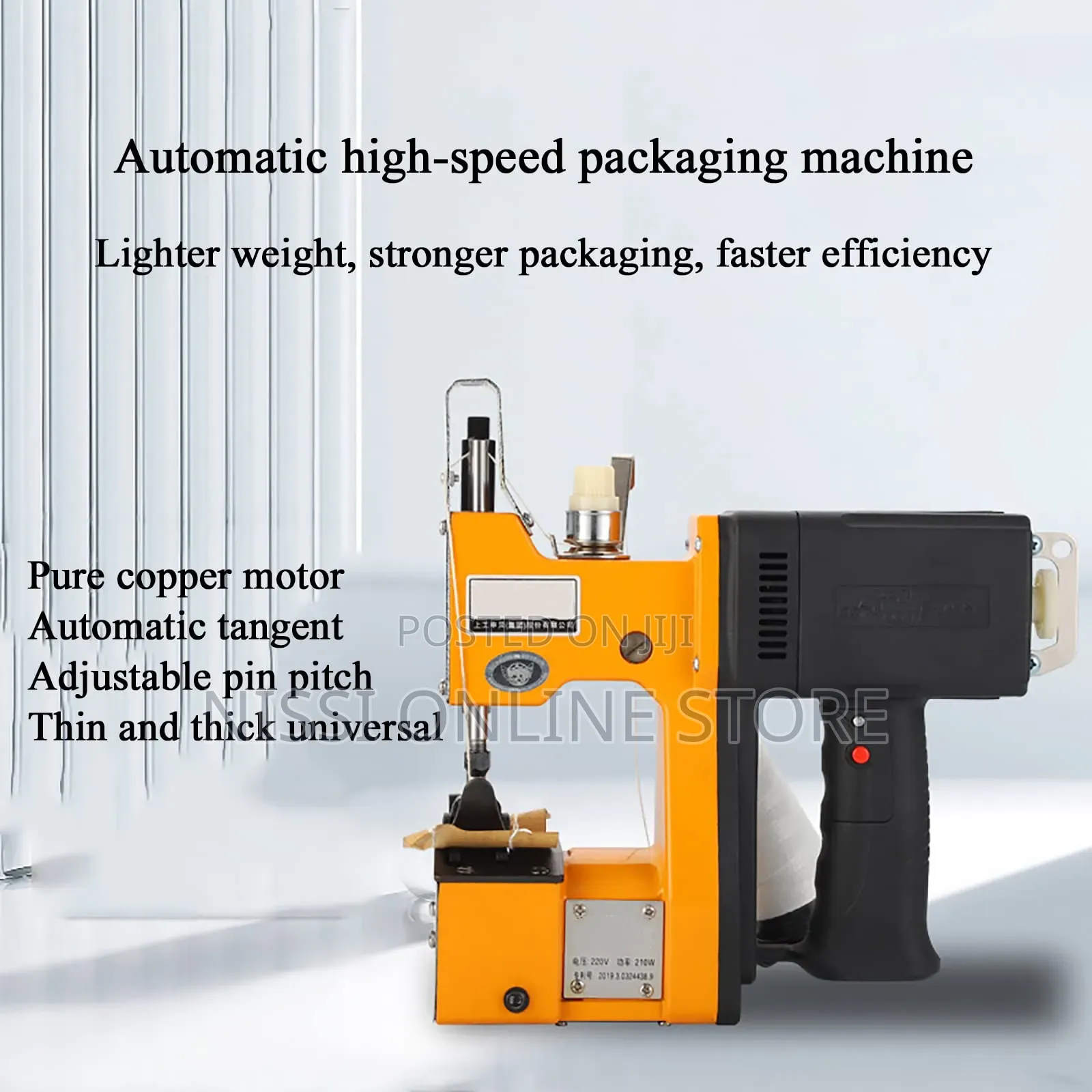 Handheld Electric Bag Closer Machine