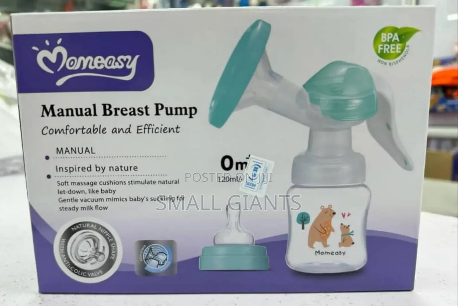 2in1 Momeasy Natural Manual Breast Pump
