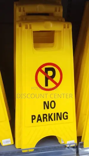 No Parking Sign Post