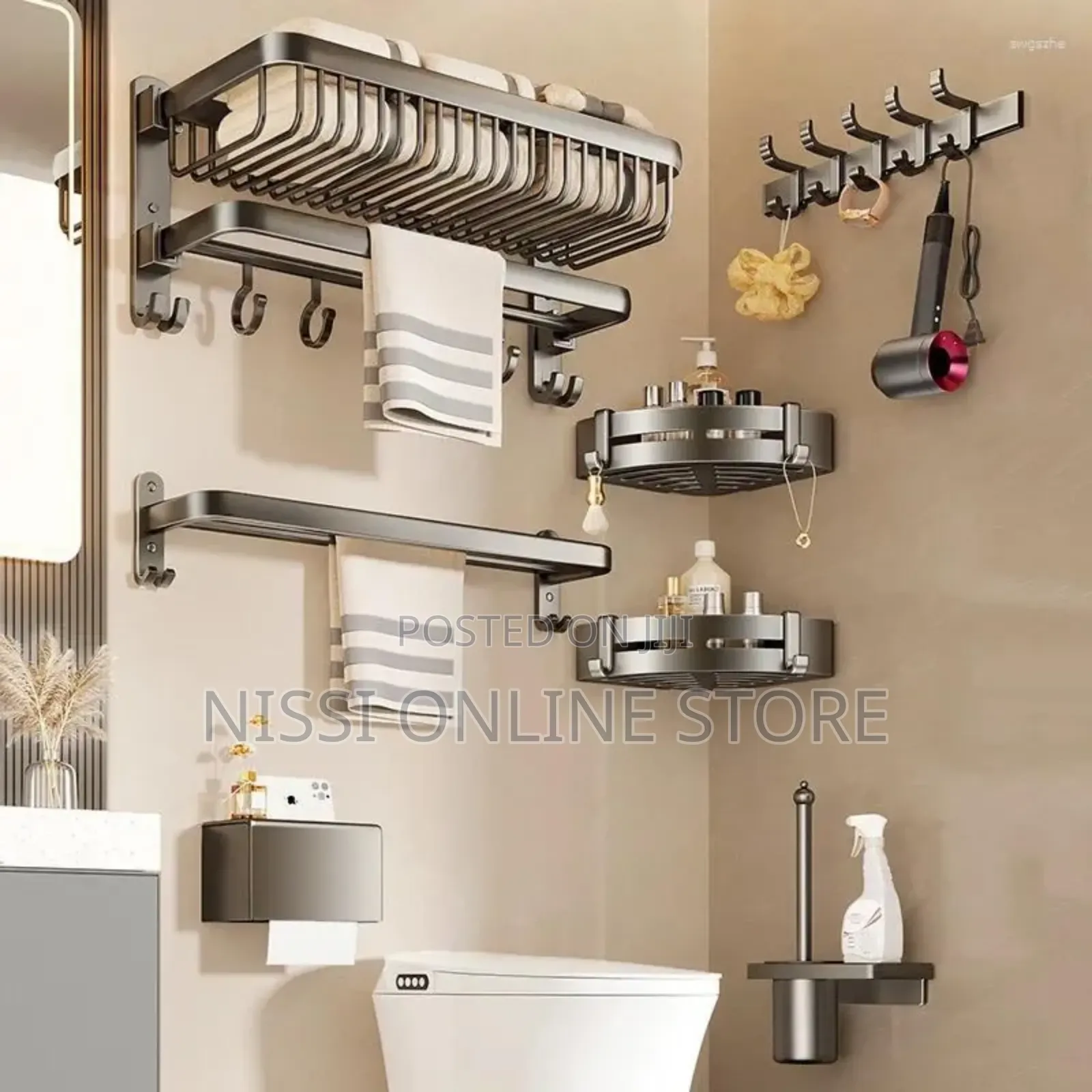 7pc Bathroom Organizer