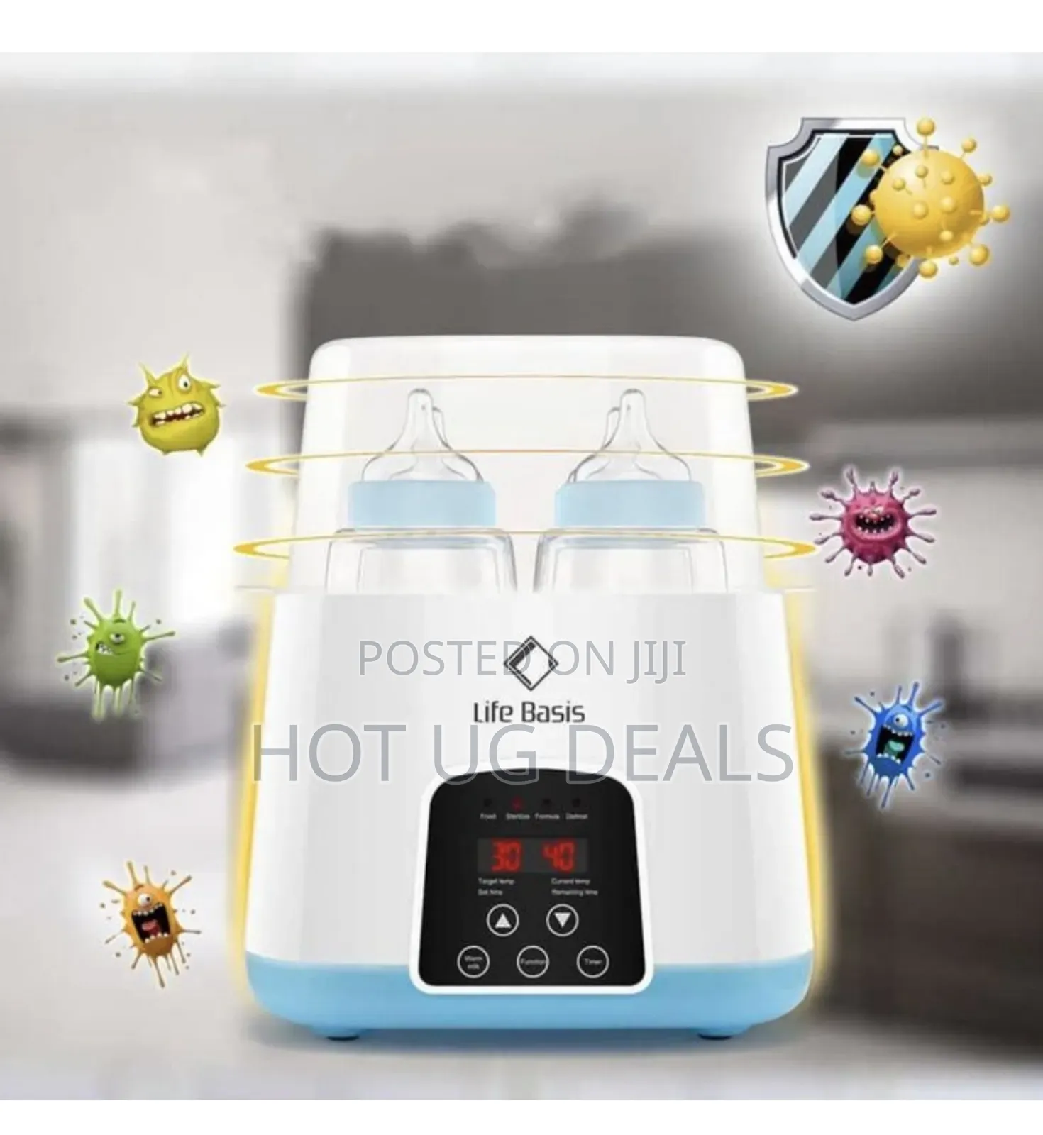4-in-1 Baby Bottle Warmer Milk Heater Infant Feeding Bottle
