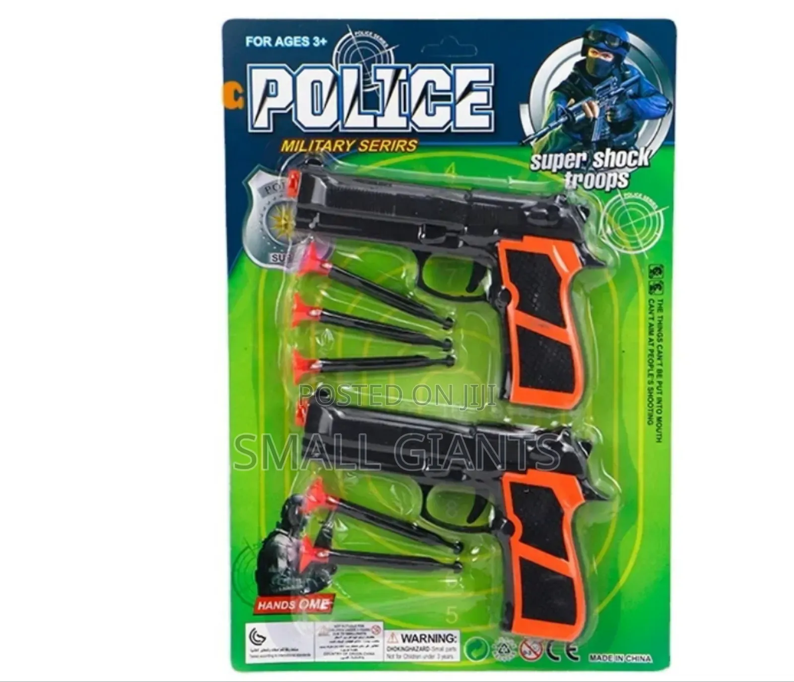 2pcs Kids Military Blaster Pistol Toys