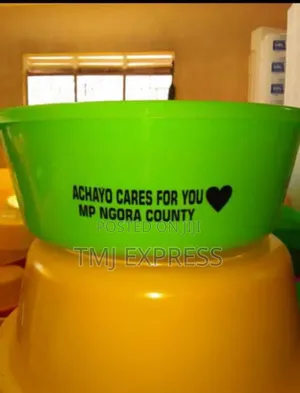 Campaign Branded Basins and Buckets All Colours